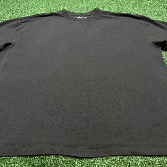 Abercrombie Fitch T Shirt Men's Size 2XL Black Short Sleeve Crew Neck Relaxed - Picture 2 of 6